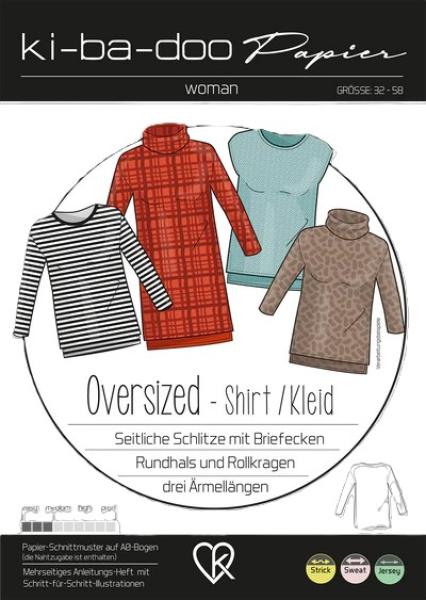 Papierschnittmuster - Oversized Shirt/Kleid